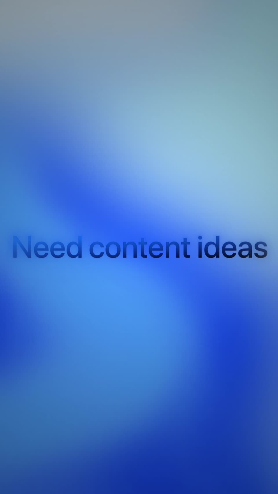 Content ideas project thumbnail